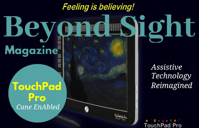 Beyond Site Magazine Cover of TouchPad Pro