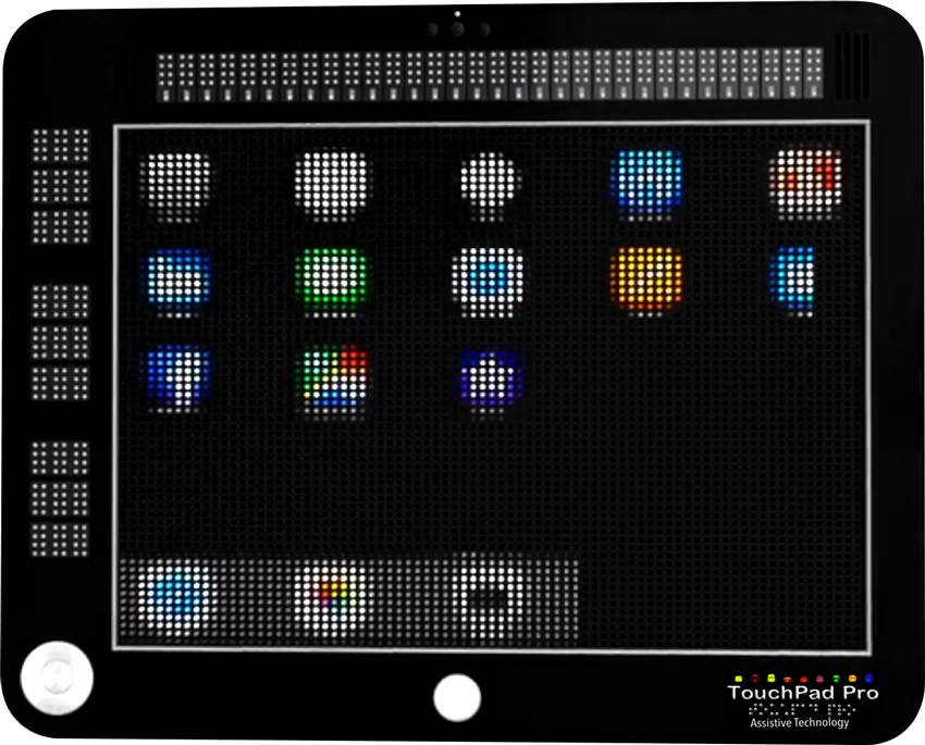 Phone App Screen with TouchPad Pro